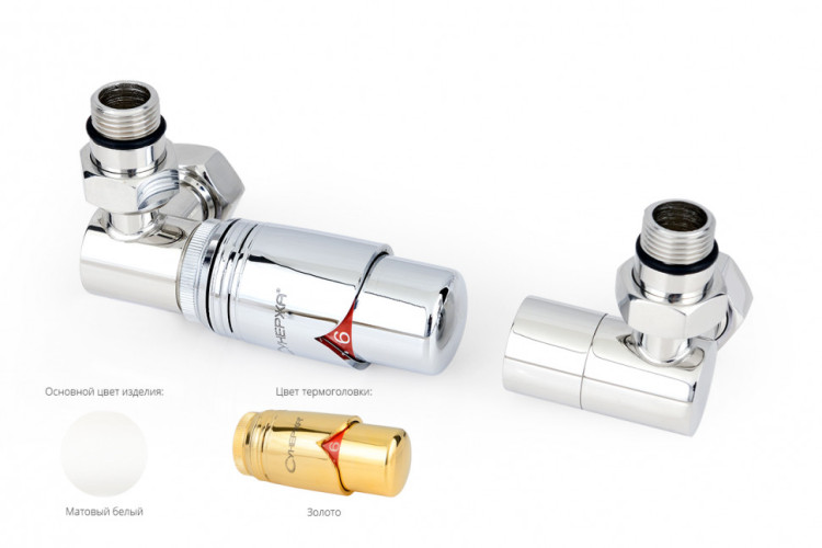 Автоматический терморегулятор Сунержа 3D левый G 1/2