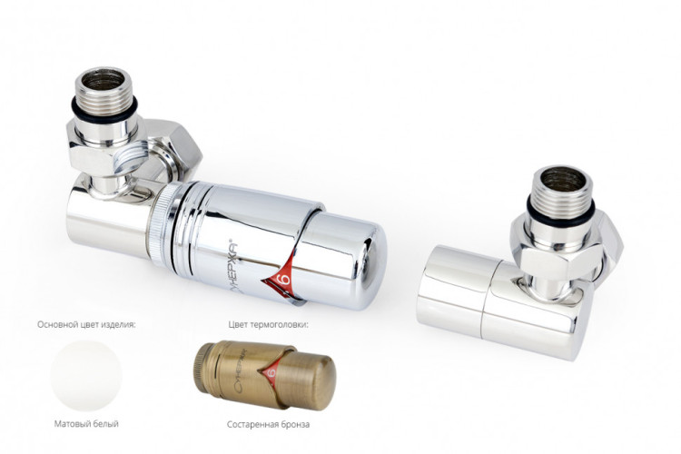 Автоматический терморегулятор Сунержа 3D левый G 1/2