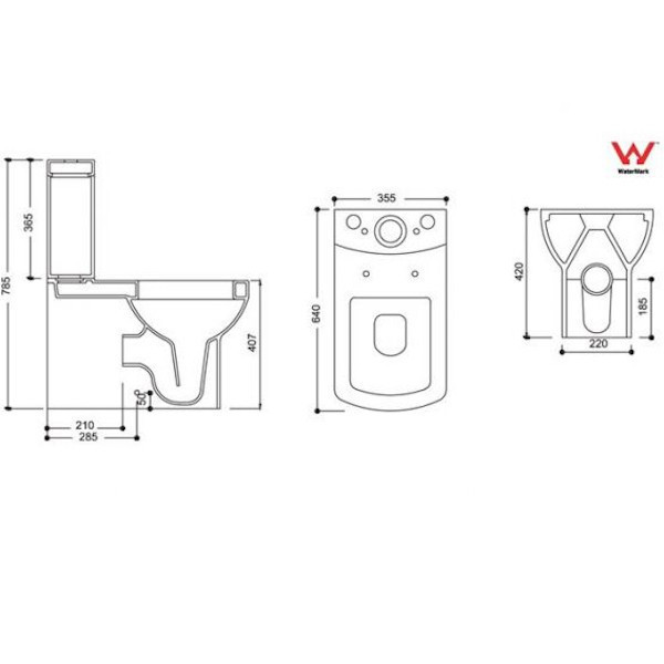 Унитаз-компакт Guralvit Compact KO00KRK58