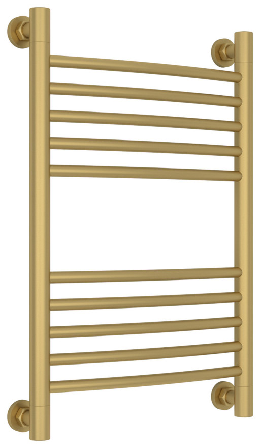 Полотенцесушитель водяной Сунержа Богема+ выгнутая 600х400 Матовое золото