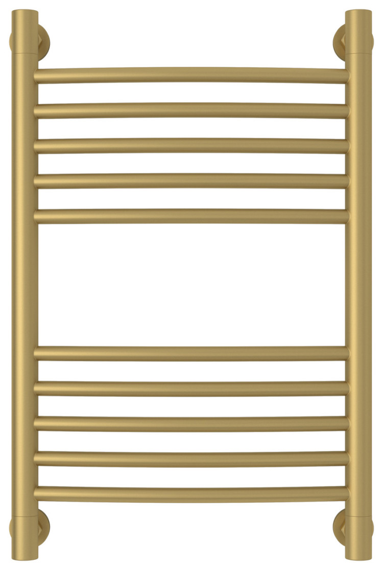 Полотенцесушитель водяной Сунержа Богема+ выгнутая 600х400 Матовое золото