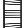 Полотенцесушитель водяной Сунержа Богема с полкой+ 800х400 Матовый чёрный