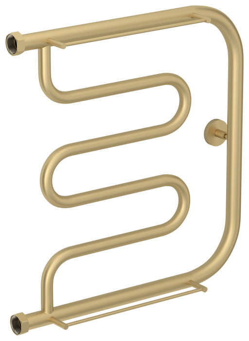 Полотенцесушитель водяной Сунержа Лира 2 полки 500х500 Матовая шампань