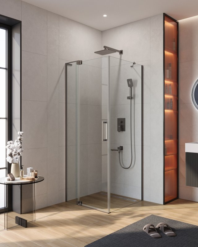 Душевой уголок SLIDER-AH-1 Cezares SLIDER-AH-1-100-100/110-C-BORO