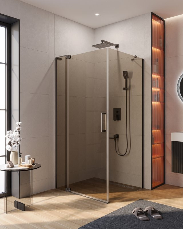 Душевой уголок SLIDER-AH-1 Cezares SLIDER-AH-1-100-100/110-C-BORO