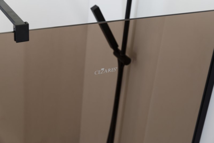 Душевая перегородка LIBERTA-L-1 Cezares LIBERTA-L-1-120-GR-NERO