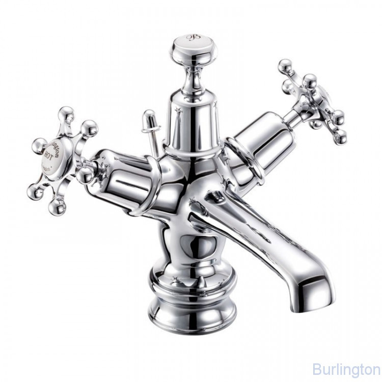 Смеситель для раковины на 1 отверстие Regent, с донным клапаном [BIR4]