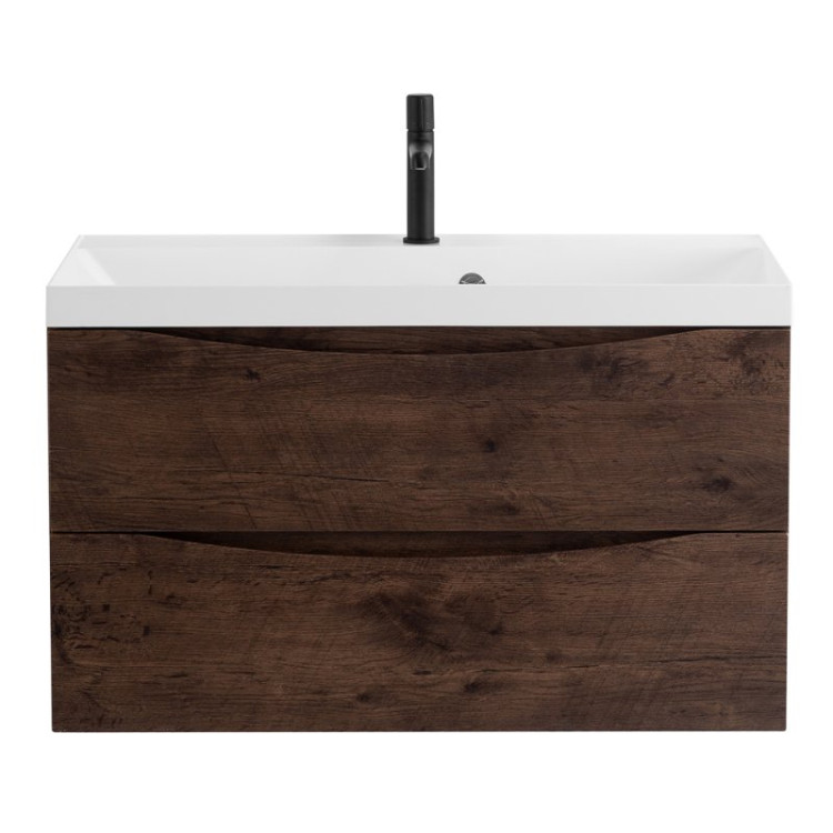 Раковина из литьевого мрамора 800x450x142 BelBagno BB800/450-LV-MR-FT