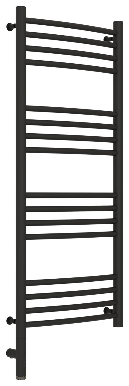 Полотенцесушитель электрический Сунержа Богема 3.0 выгнутая 1000х400 МЭМ левый Тёмный титан муар