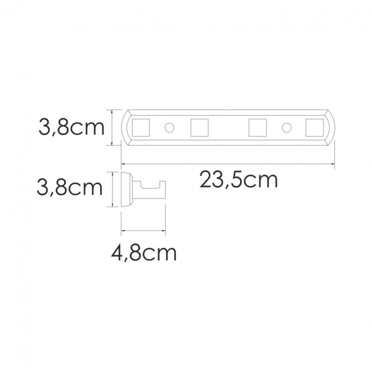 WasserKRAFT Rhin K-8774 Кронштейн настенный