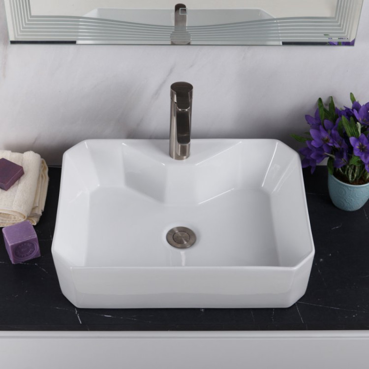 Раковина накладная керамическая BelBagno BB1387