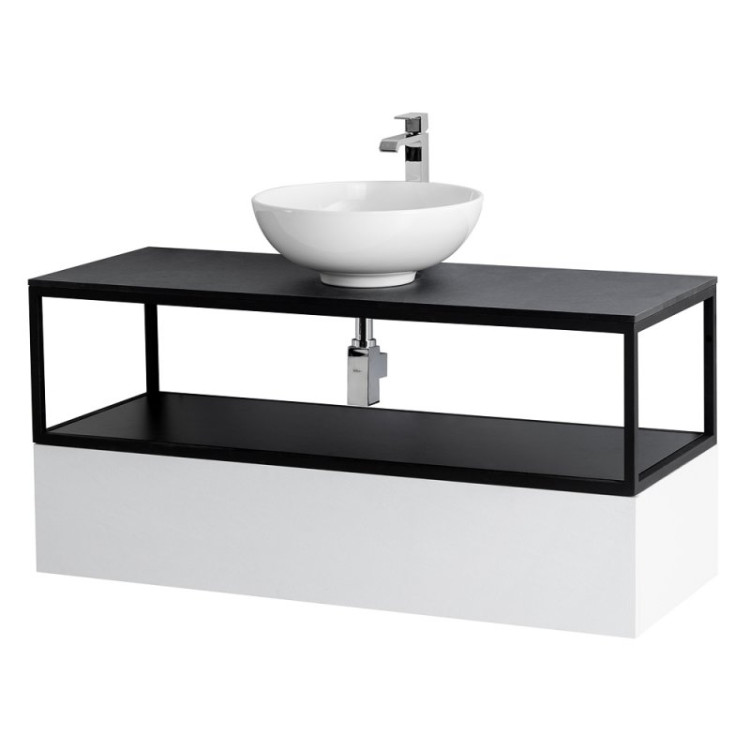 Вставка в дно металлического каркаса под раковину, 116x42x1,6 Cezares CADRO-120-MENS-BIANCO