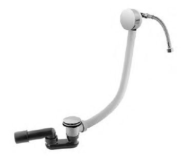 Слив перелив с наполнением ванны через перелив, донный клапан с системой Клик-клак Cezares CZR-B-STW-03/24