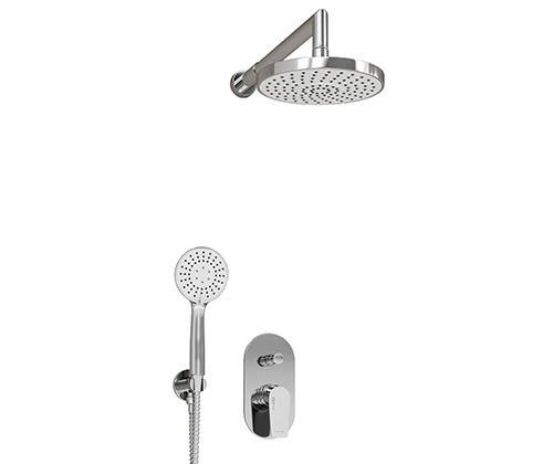 WasserKRAFT A16629 Встраиваемый комплект для душа с верхней душевой насадкой и лейкой