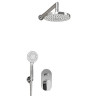 WasserKRAFT A16629 Встраиваемый комплект для душа с верхней душевой насадкой и лейкой