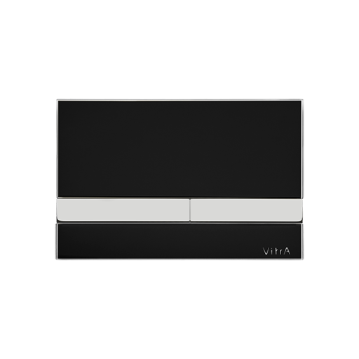 Кнопка смыва VitrA Select, стекло, цвет Глянцевый Черный