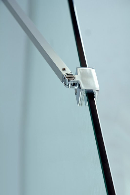 Душевая перегородка универсальная с односторонним входом Cezares LIBERTA-L-1-TB-125-C-Cr