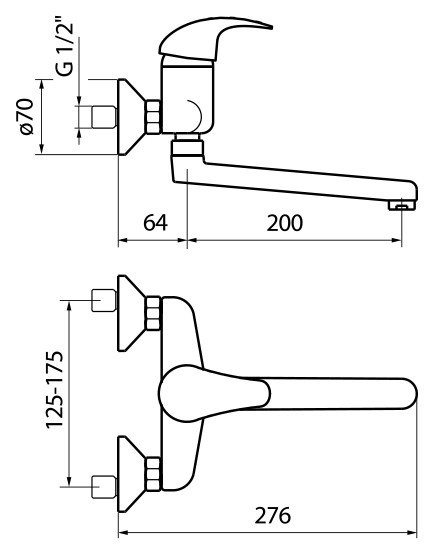 Смеситель для кухни Webert Kitchen Sax SX910102015