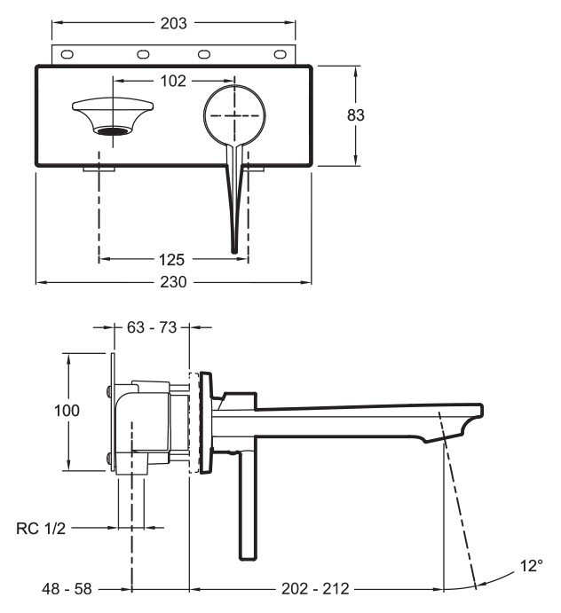 Смеситель для раковины Jacob Delafon Stance E9106-CP