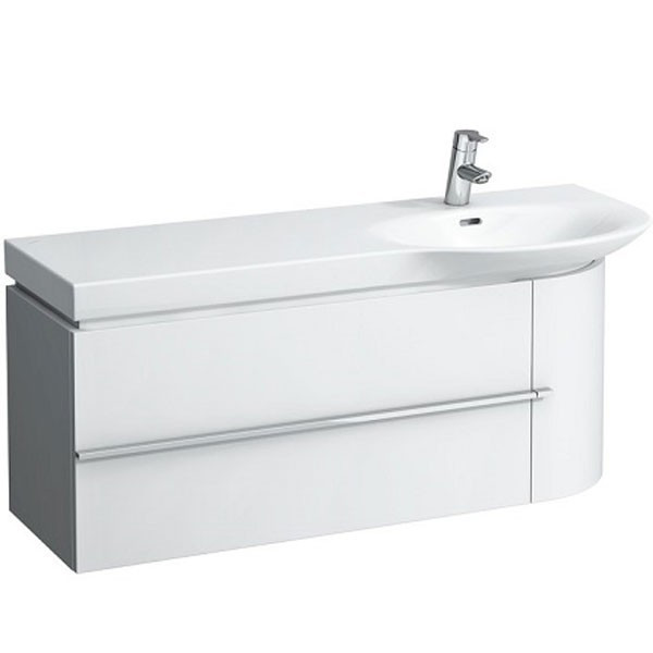 Тумба под раковину Laufen Palace New 120 подвесная 2 ящика 1 дверца