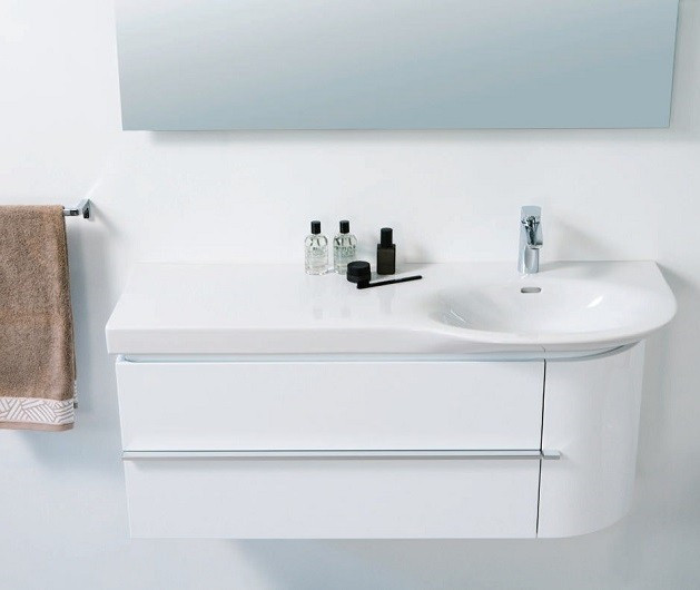 Тумба под раковину Laufen Palace New 120 подвесная 2 ящика 1 дверца