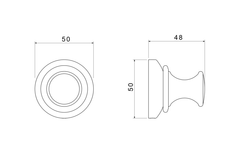 Крючок Aquatek матовый черный AQ4501MB Классик