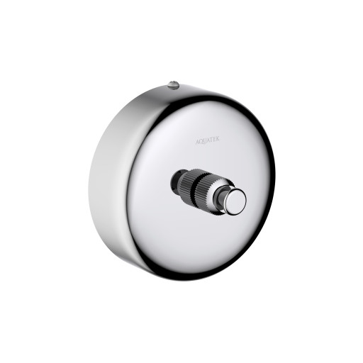 Веревка для белья 25 м в комплекте с держателем Aquatek полир. хром AQ4994CR