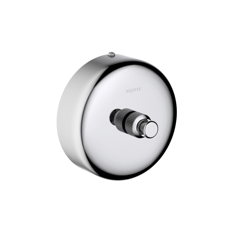 Веревка для белья 25 м в комплекте с держателем Aquatek полир. хром AQ4994CR