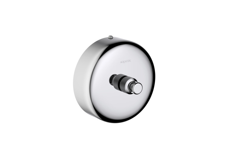 Веревка для белья 25 м в комплекте с держателем Aquatek полир. хром AQ4994CR