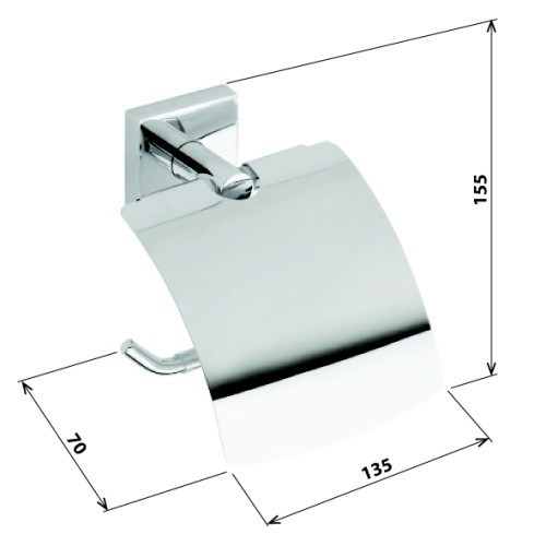 Держатель для туалетной бумаги Bemeta Beta 132112012