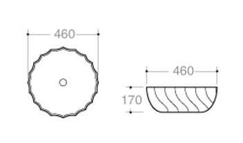 Раковина-чаша Mira 46 MR-4646