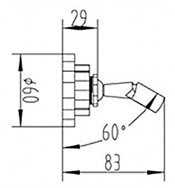 Держатель ручного душа Bronze de Luxe Windsor 21674