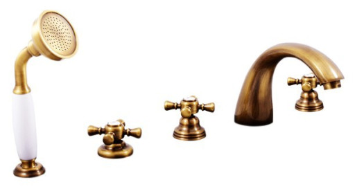 Смеситель на борт ванны Rav Slezak Morava retro MK369.5PSM