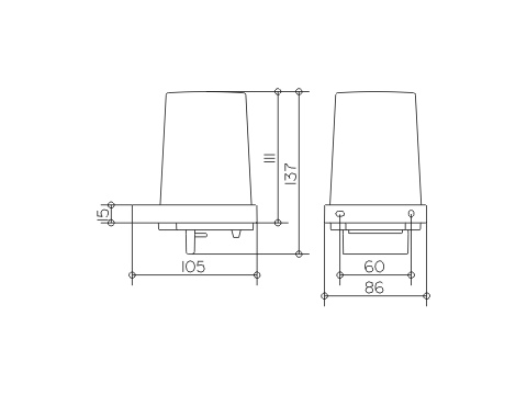 Дозатор для жидкого мыла Keuco Edition 11 11152 019000