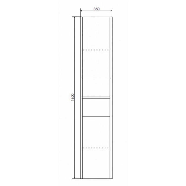Шкаф пенал Comforty Женева 35