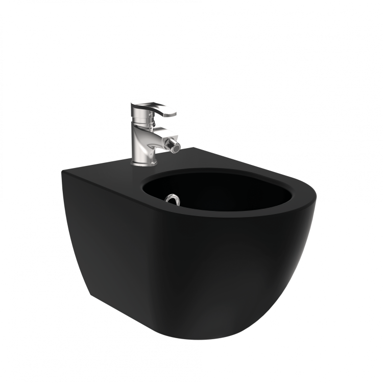 CREAVIT FREE Биде ЧЕРНОЕ МАТОВОЕ