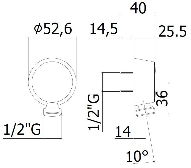 Штуцер Cezares CZR-AI5-BIO