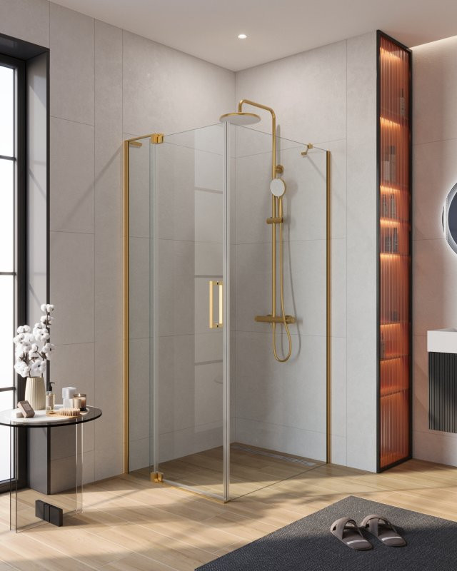 Душевой уголок SLIDER-AH-1 Cezares SLIDER-AH-1-100-100/110-C-GM