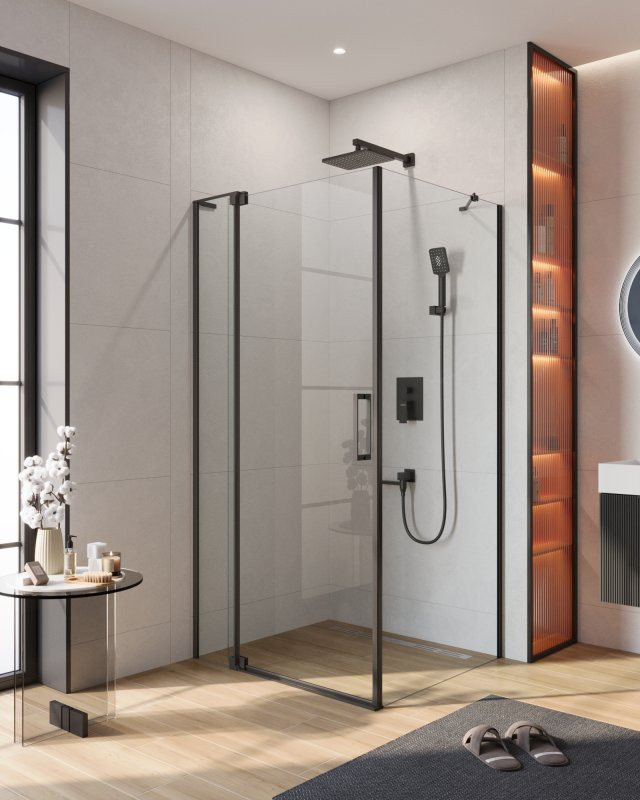 Душевой уголок SLIDER-AH-1 Cezares SLIDER-AH-1-100-100/110-C-GM