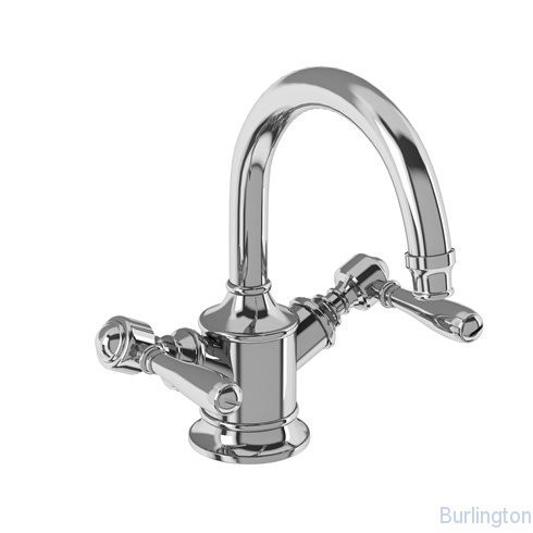 Смеситель для раковины, 1 отв, ручки - леверы, хром [ARC14 CHR + ARC67 CHR]