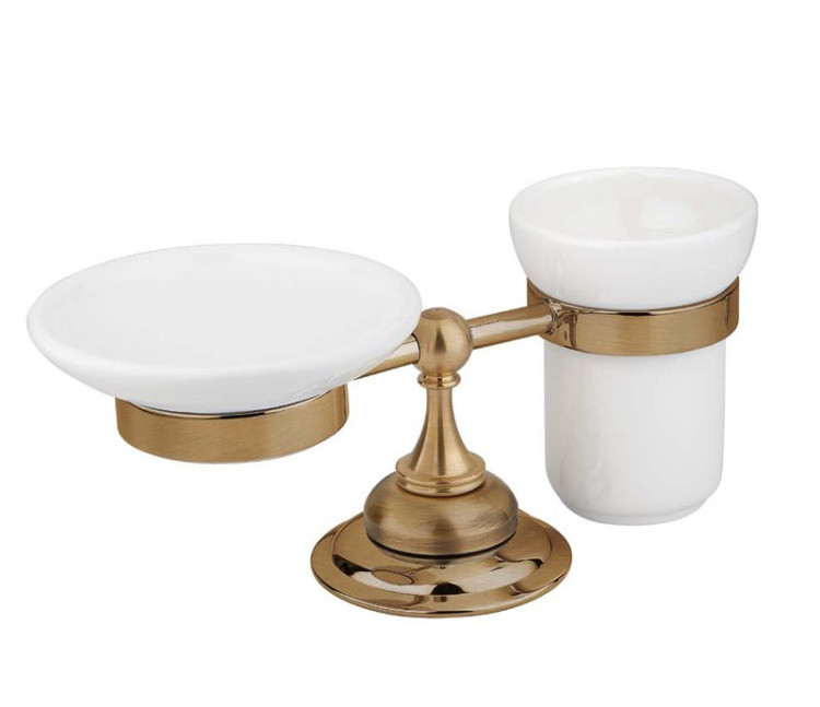 Стакан и мыльница настольные Cezares APHRODITE-STTP-02