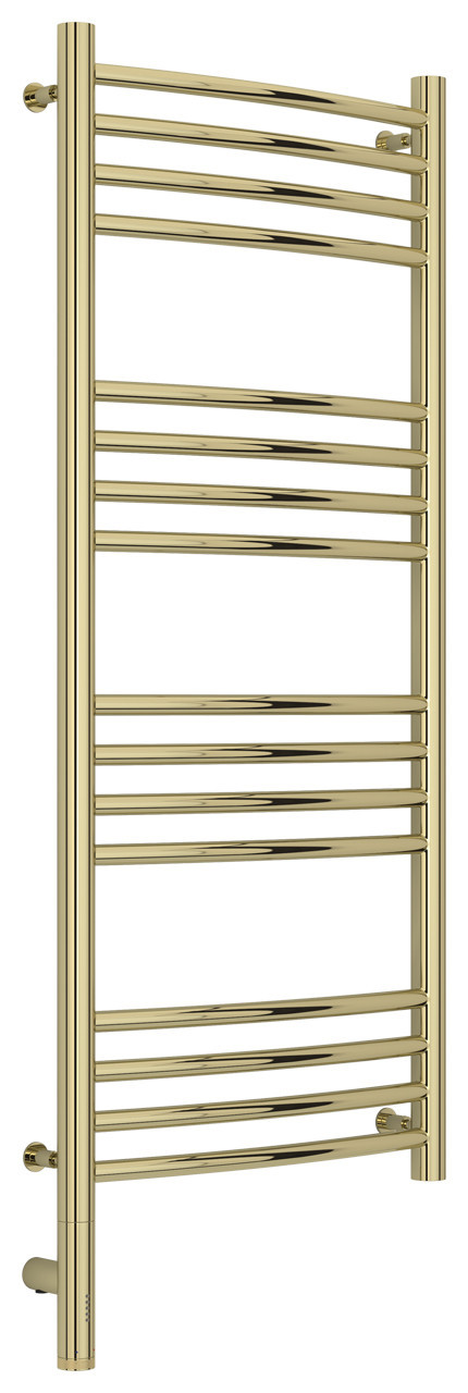 Полотенцесушитель электрический Сунержа Богема 3.0 выгнутая 1000х400 МЭМ левый Шампань