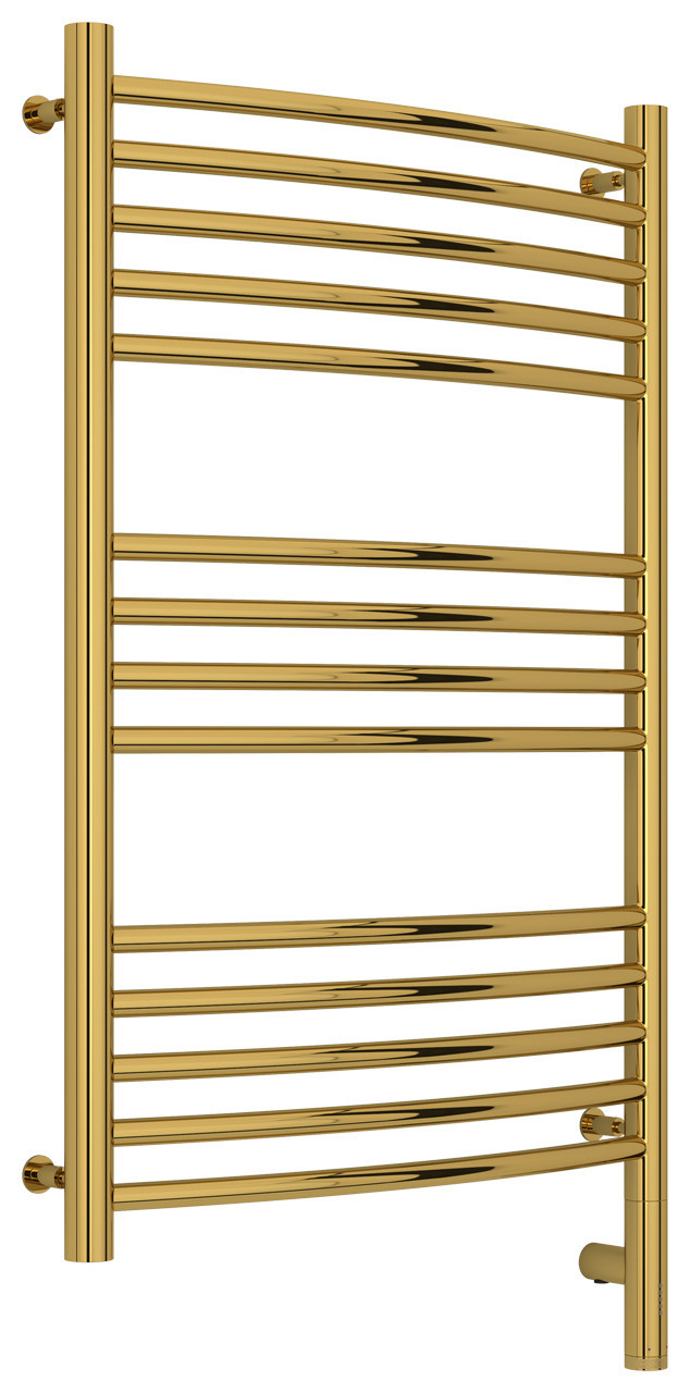 Полотенцесушитель электрический Сунержа Богема 3.0 выгнутая 800х500 МЭМ правый Золото