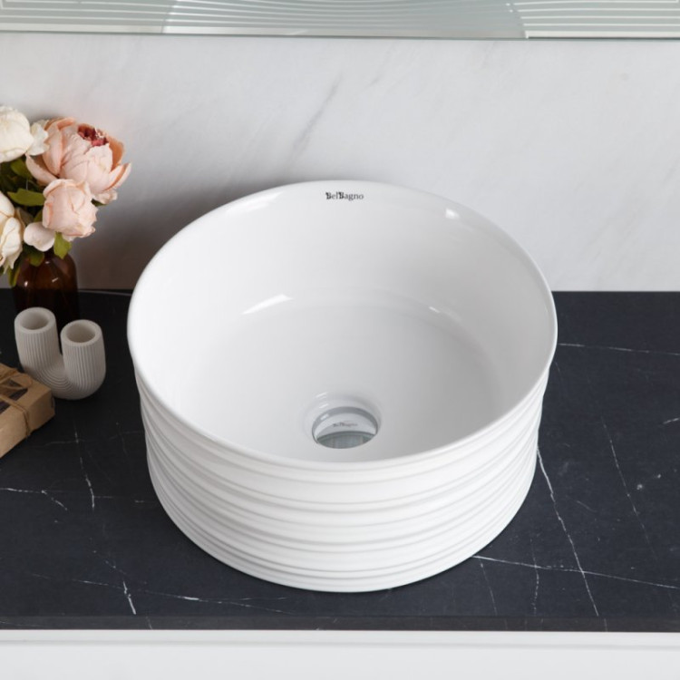 Раковина керамическая накладная BelBagno BB1420