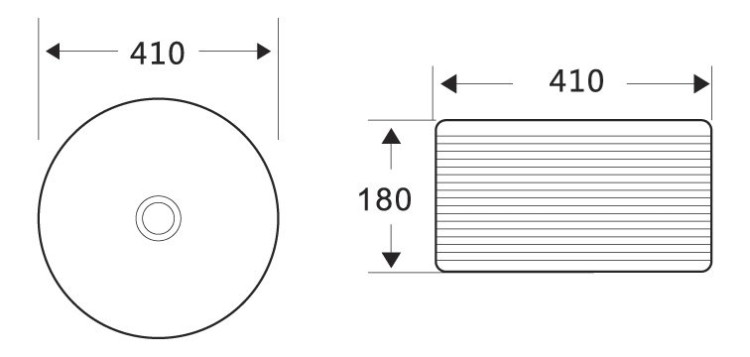 Раковина керамическая накладная BelBagno BB1420