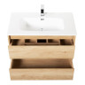 База под раковину подвесная с двумя выкатными ящиками BelBagno KRAFT-800-2C-SO-RGB