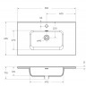База под раковину подвесная с двумя выкатными ящиками BelBagno KRAFT-800-2C-SO-RGB