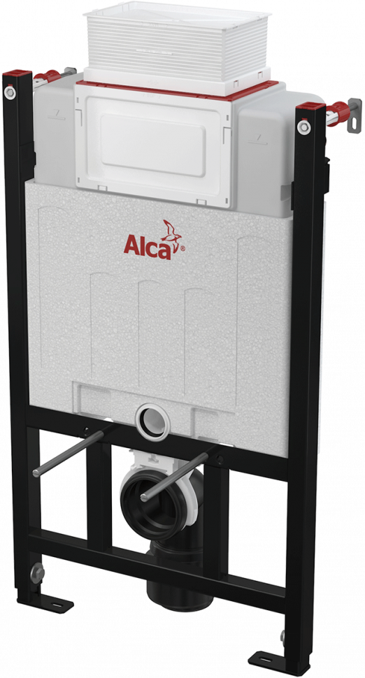 Скрытая система инсталляции для сухой установки (для гипсокартона), управление сверху или спереди Alcadrain AM118/850 Sádromodul