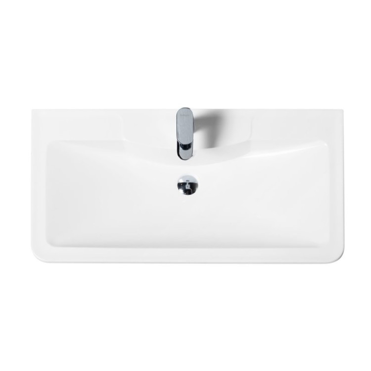 Раковина из литьевого мрамора 800х455х145 BelBagno BB800/455-LV-MR-ALR