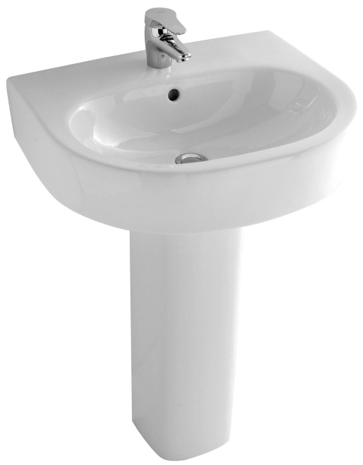 Раковина (56 х 46,5 см) с одним отверстием для смесителя. Jacob Delafon KANDELE1463-00